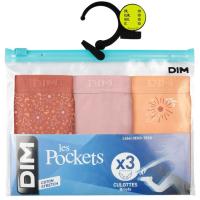 Braga infantil algodón elástico, naranja/rosa talla 16 DIM, pack 3 uds