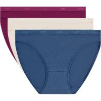 Braga mujer algodón elástico, violeta talla M ECODIM, pack 3 uds