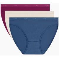 Braga mujer algodón elástico, violeta talla G ECODIM, pack 3 uds