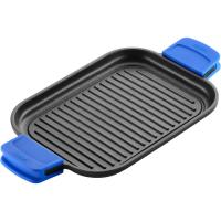 Plancha de asar con rayas, aluminio fundido, apta para todo tipo de cocinas, Solid Pro MONIX, 32x24 cm