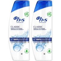 Champú classic H&S, pack 2x300 ml