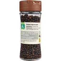 Pimienta negra entera EROSKI, frasco 60 g