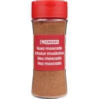 Nuez moscada molida EROSKI, frasco 60 g