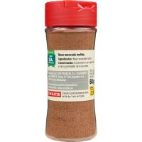 Nuez moscada molida EROSKI, frasco 60 g