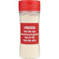 Sal de ajo EROSKI, frasco 130 g