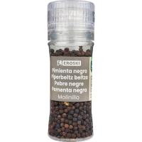 Molinillo de pimienta negra EROSKI, frasco 60 g Molinillo de pimienta negra EROSKI, frasco 60 g
