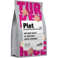 PLET senior txakur helduentzako indioilar-arroz light jakia, zakua 3 kg