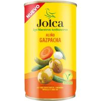 Aceitunas aliño estilo gazpacha JOLCA, lata 185 g