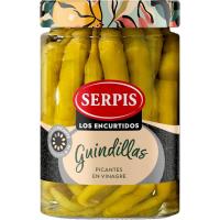 Guindillas picantes SERPIS, frasco 130 g