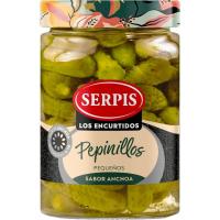 Pepinillos sabor anchoa SERPIS, frasco 180 g Pepinillos sabor anchoa SERPIS, frasco 180 g