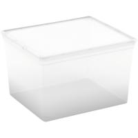 Caja de plástico con tapa C-BOX Cube, capacidad 27 litros CURVER, 25x34x40 cm Caja de plástico con tapa C-BOX Cube, capacidad 27 litros CURVER, 25x34x40 cm
