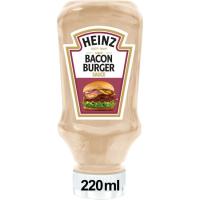 Salsa Bacon Burger HEINZ, bocabajo 220 ml
