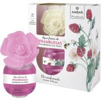 Ambientador flor perfumada frambuesa AMBAR, 1 ud Ambientador flor perfumada frambuesa AMBAR, 1 ud
