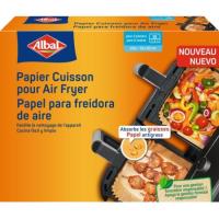 Papel rectangular 20 cm para freidora de aire ALBAL, caja 20 uds Papel rectangular 20 cm para freidora de aire ALBAL, caja 20 uds