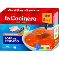 Sopa de pescado MSC LA COCINERA, caja 500 g