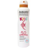 SPF50 BABARIA haurrentzako eguzkitarako lanbroa, espraia 200 ml