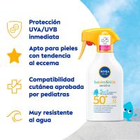 Crema solar sensitive 5en1 NIVEA BABIES&KIDS, pistola 250 ml