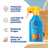 NIVEA PROTEGE&BRONCEA SPF50 eguzki babeslea, pistola 250 ml