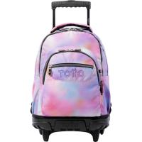 Mochila escolar ruedas Renglones Glitter 0IN, 32 x 45,5 x 18 cm, 26 litros TOTTO Mochila escolar ruedas Renglones Glitter 0IN, 32 x 45,5 x 18 cm, 26 litros TOTTO