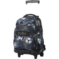 Mochila escolar ruedas Renglones 7EM, 32 x 45,5 x 18 cm, 26 litros TOTTO