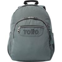 Mochila juvenil gris con porta PC, 33 x 44 x 14 cm 20 L TOTTO Mochila juvenil gris con porta PC, 33 x 44 x 14 cm 20 L TOTTO