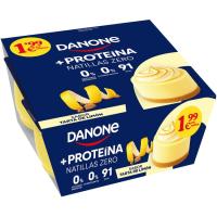 Natilla proteína sabor tarta limón DANONE, pack 4x120 g