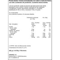 Natilla proteína sabor tarta limón DANONE, pack 4x120 g