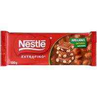 Chocolate extrafino con avellana entera NESTLÉ, tableta 100 g