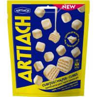 Galleta wafer cubes chocoblanco ARTIACH, paquete 110 g Galleta wafer cubes chocoblanco ARTIACH, paquete 110 g