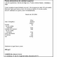 Plumas Nº3 GALLO, paquete 400 g