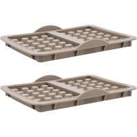 Moldes de gofres de silicona Creta QUID 21x14,5, 2 uds