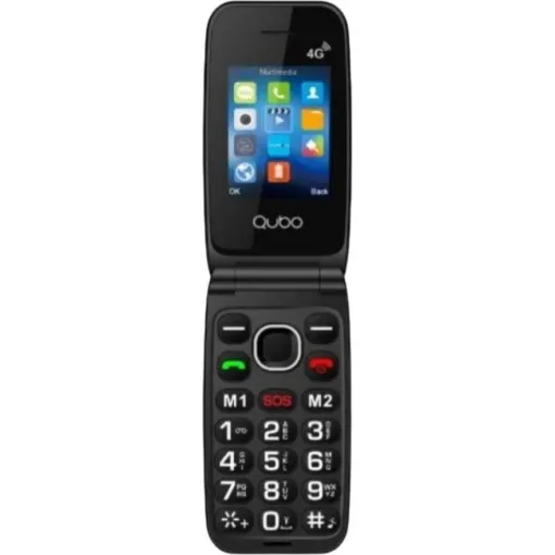 Teléfono móvil solo voz, negro, NEO2NW BKSOS 4G QUBO Teléfono móvil solo voz, negro, NEO2NW BKSOS 4G QUBO