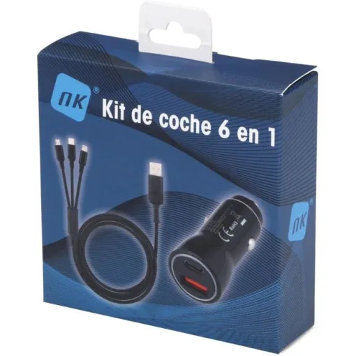 Accesorio telefonia kit coche 6 en 1 negro, NK-CA350022 NK Accesorio telefonia kit coche 6 en 1 negro, NK-CA350022 NK