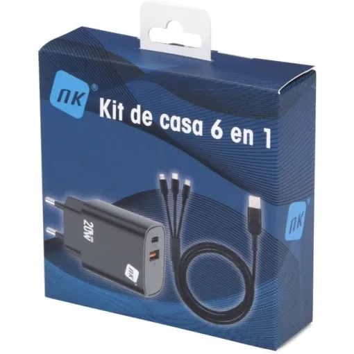 Accesorio telefonia kit casa 6 en 1 negro, NK-TS350021 NK Accesorio telefonia kit casa 6 en 1 negro, NK-TS350021 NK