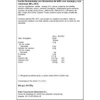 Kéfir con naranja KAIKU, pack 4x125 g