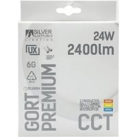 Downlight múltiple, 24/18/12W CCT SILVER ELECTRONICS Downlight múltiple, 24/18/12W CCT SILVER ELECTRONICS