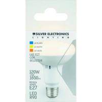 SILVER ELECTRONIC LED bonbilla islatzailea, R90, CCT 3K+4K+5K, 660LM