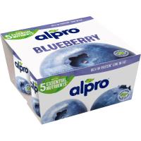 Postre a base de soja y blueberry ALPRO, pack 4x125 g