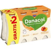 Bebible con melocotón y albaricoque DANACOL, pack 6+2x100 ml