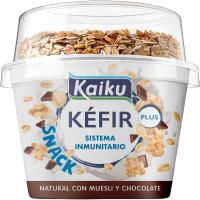 Kéfir natural con cereales KAIKU, tarrina 115 g