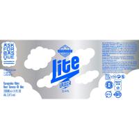 Cerveza Lite Lager BASQUELAND, lata 33 cl