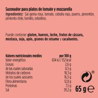 Sazonador tomate y mozzarella JUST SPICES, lata 65 g