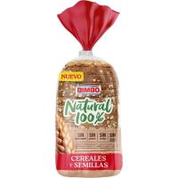Pan natural con cereales y semillas BIMBO, paquete 460 g