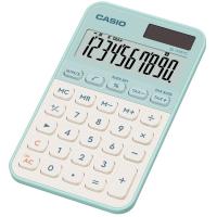 Calculadora de bolsillo verde, 10 dígitos, SL-310YC CASIO