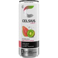 Bebida energ. sin azúcar sabor kiwi-guava CELSIUS, lata 33,5 cl