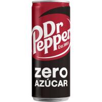 DR. PEPPER azukrerik gabeko kola freskagarria, lata 33 cl DR. PEPPER azukrerik gabeko kola freskagarria, lata 33 cl