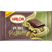 Chhocolate relleno con pistacho VALOR, tableta 150 g