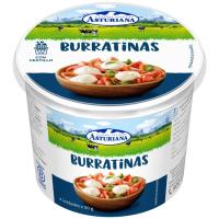 Queso fresco burratinas ASTURIANA, tarrina 200 g Queso fresco burratinas ASTURIANA, tarrina 200 g
