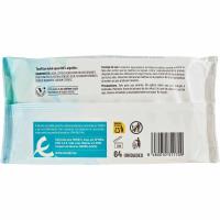 Toallitas bebé aqua EROSKI, paquete 64 uds