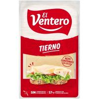 Queso tierno EL VENTERO, lonchas, bandeja 180 g Queso tierno EL VENTERO, lonchas, bandeja 180 g